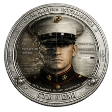 CTM // DMI — Digital Marine Intelligence challenge coin